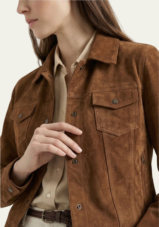 Lederjacke im Heritage-Design