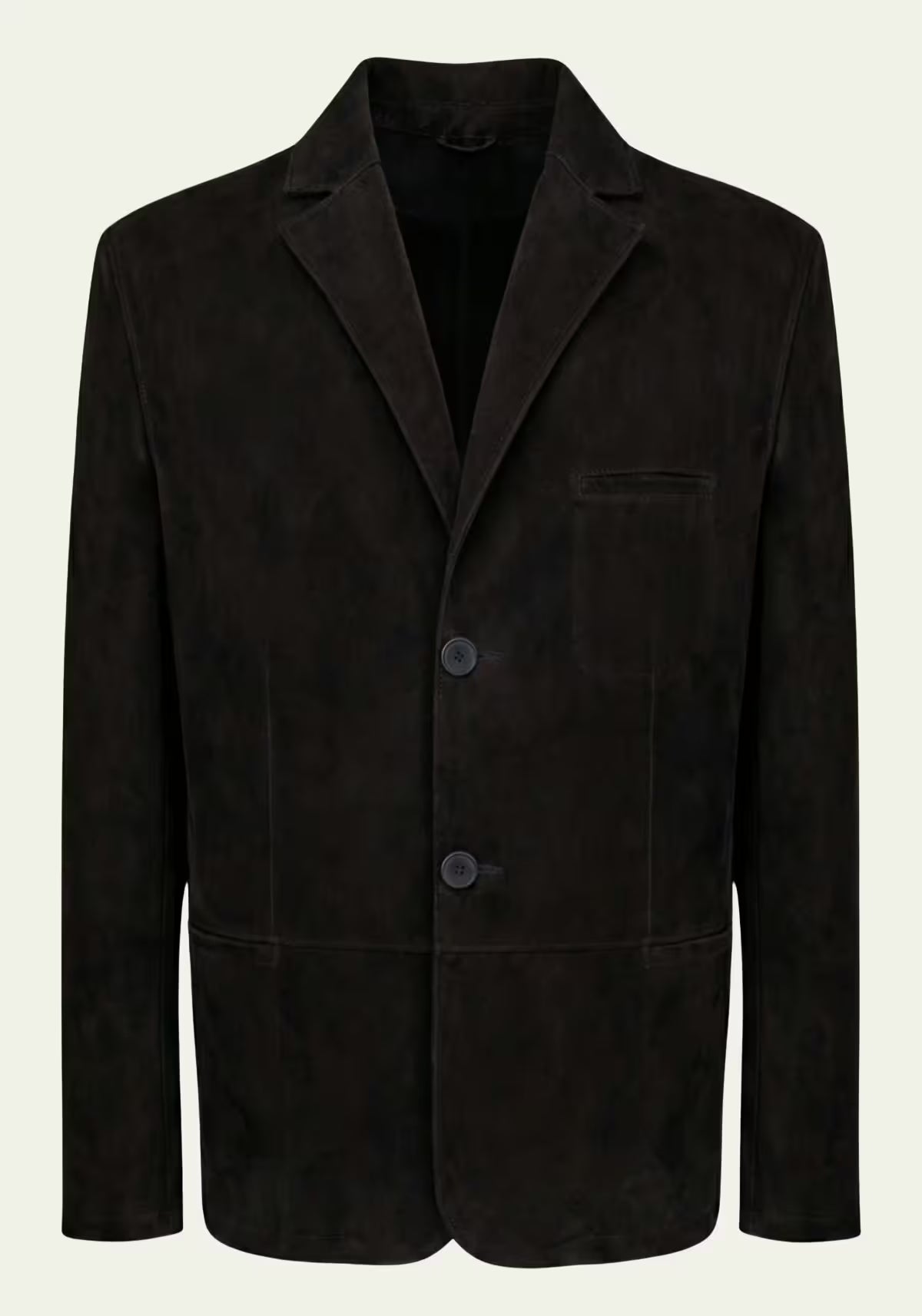 Herren Jacke aus Lammveloursleder im Blazer-Cut