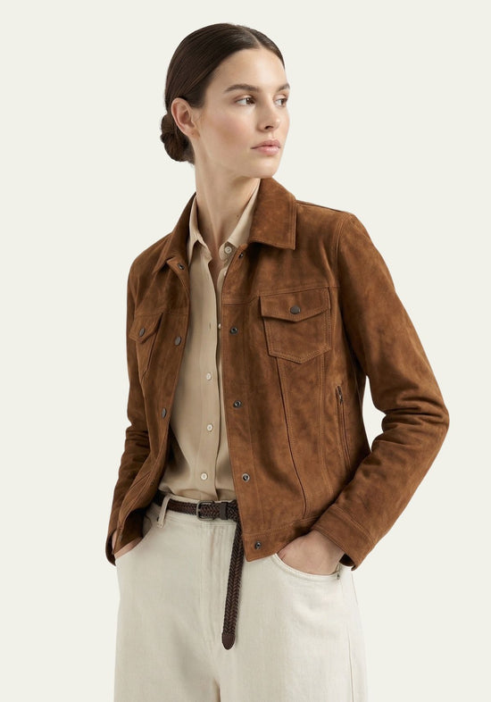 Lederjacke im Heritage-Design