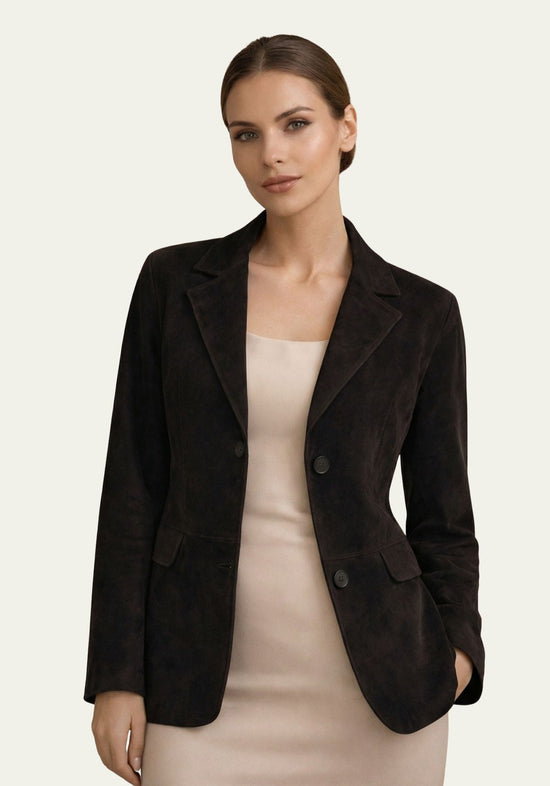 Jacket aus Veloursleder