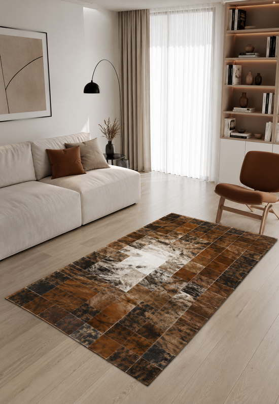 Kuhfell Teppich Modell 4 | Premium Qualität aus Südamerika