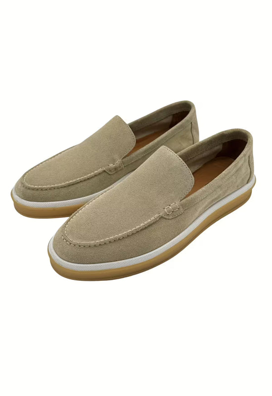 Herren Loafer aus Leder in Beige (HOL300)
