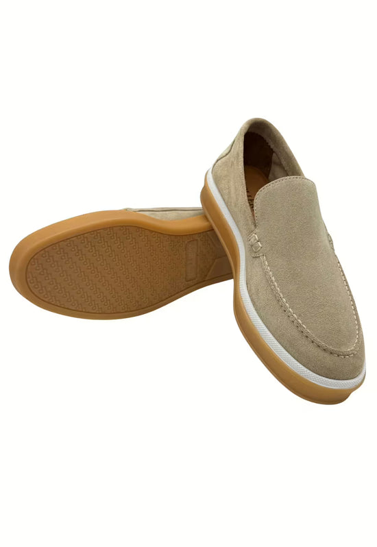 Herren Loafer aus Leder in Beige (HOL300)