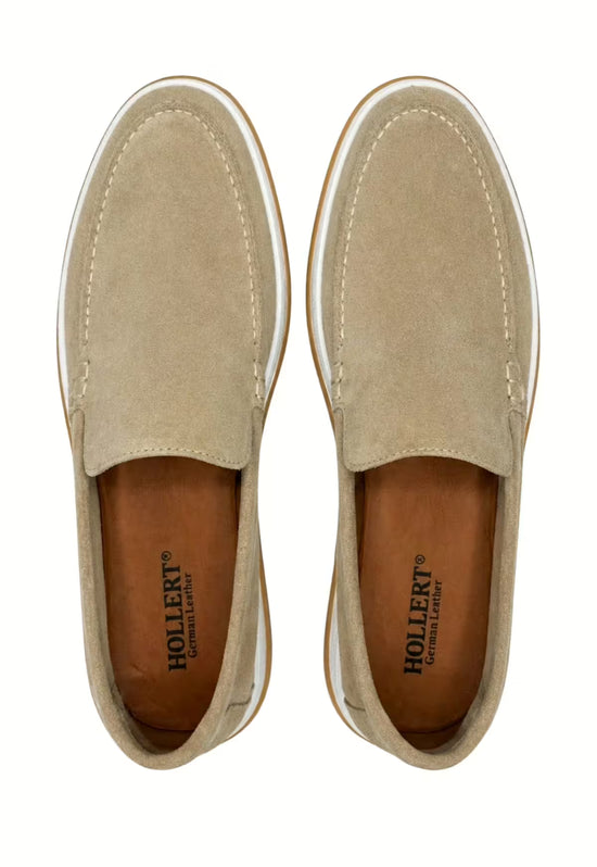 Herren Loafer aus Leder in Beige (HOL300)