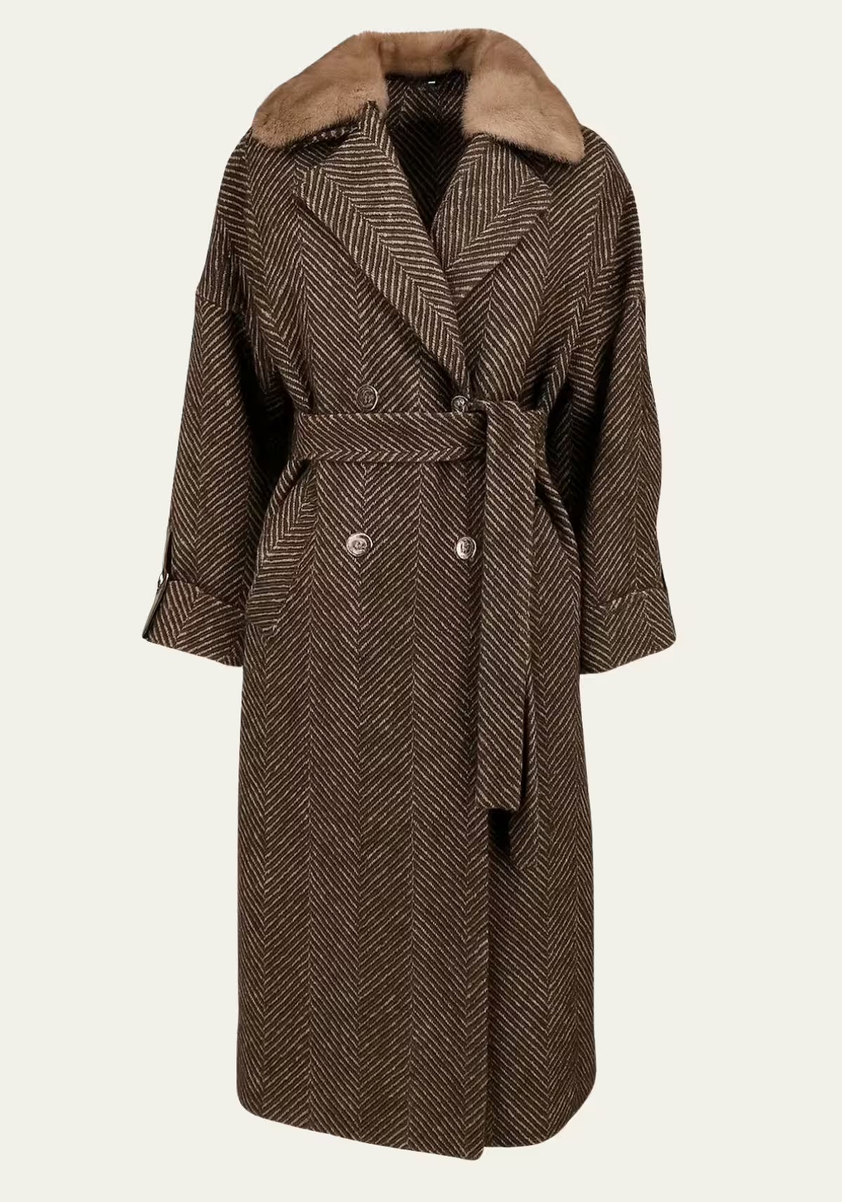 Płaszcz Clara - Elegancja kaszmiru i struktury