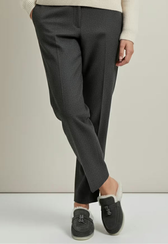Fiorana Damen  Lammfell Mules Anthrazit