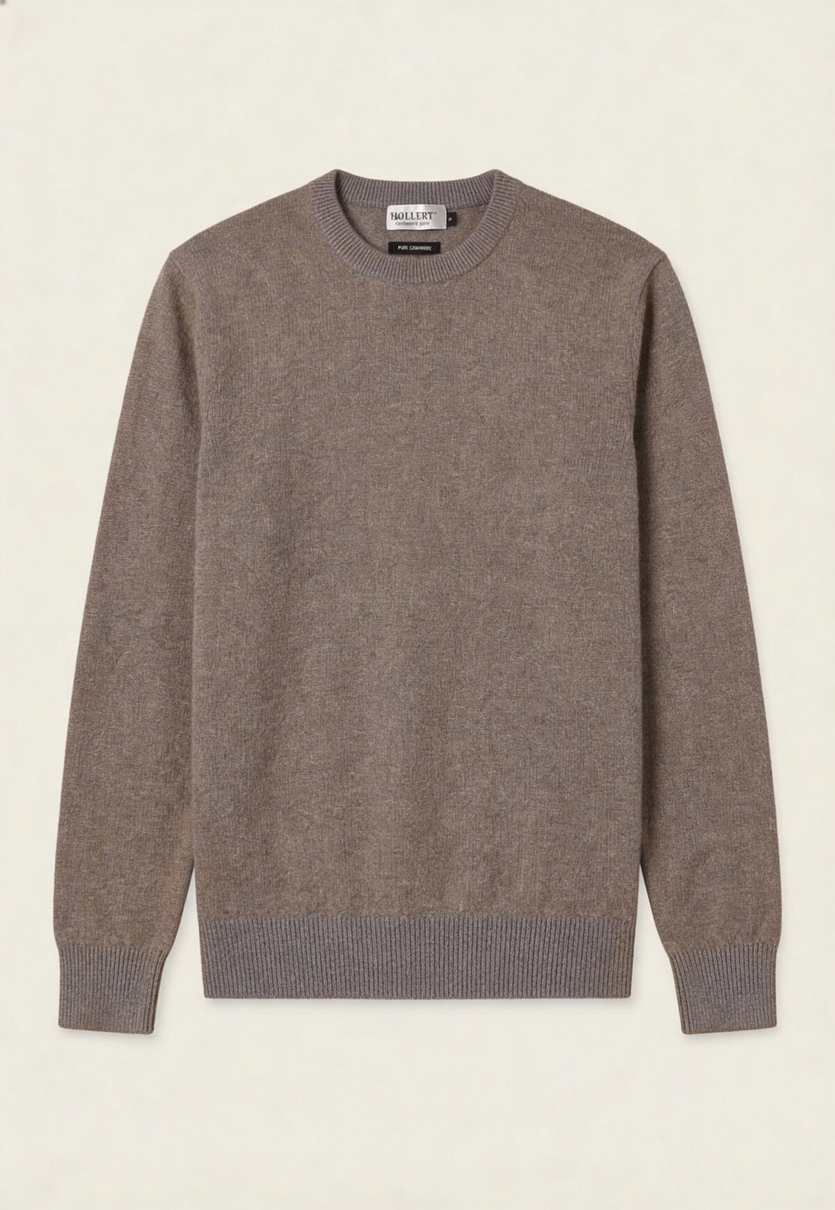 Unisex Cashmere Sweater Soft Taupe - Premium Wollpullover