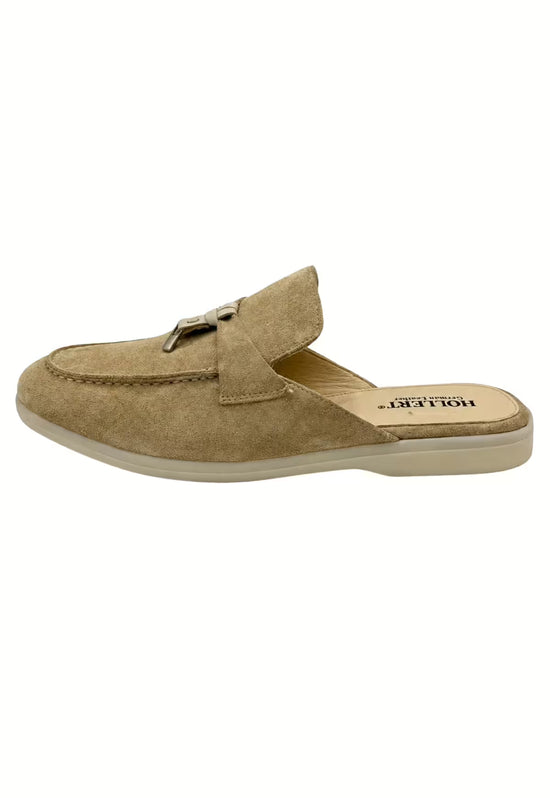 Herren Slipper Beige mit Tassel-Detail (HOL70)