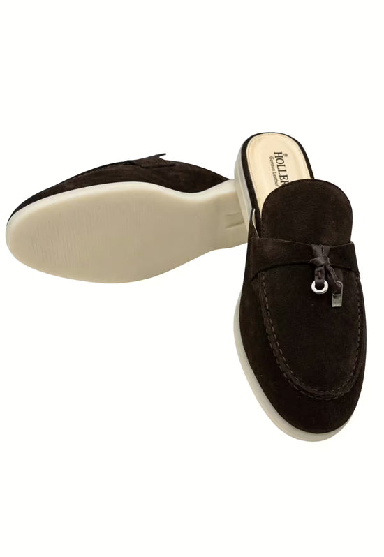 Herren Slipper Braun mit Tassel-Detail (HOL70)