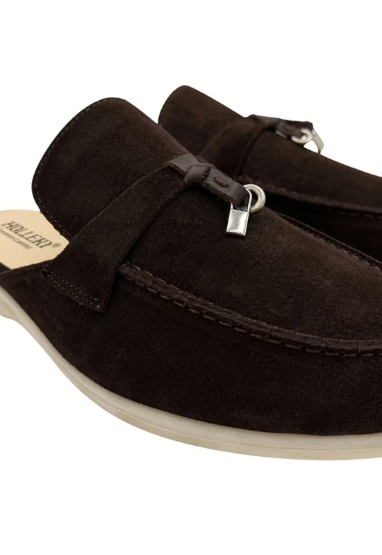 Herren Slipper Braun mit Tassel-Detail (HOL70)