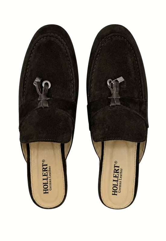 Herren Slipper Braun mit Tassel-Detail (HOL70)