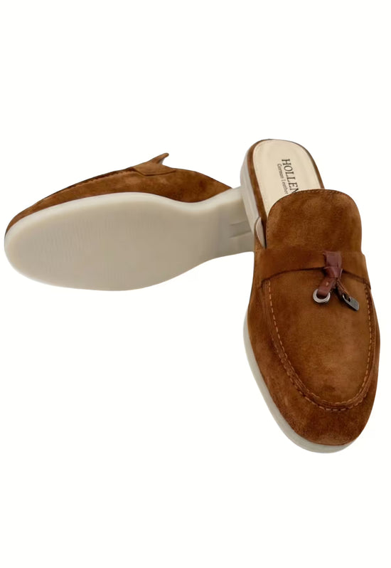 Herren Slipper Whiskybraun mit Tassel-Detail (HOL70)