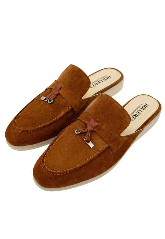 Herren Slipper Whiskybraun mit Tassel-Detail (HOL70)