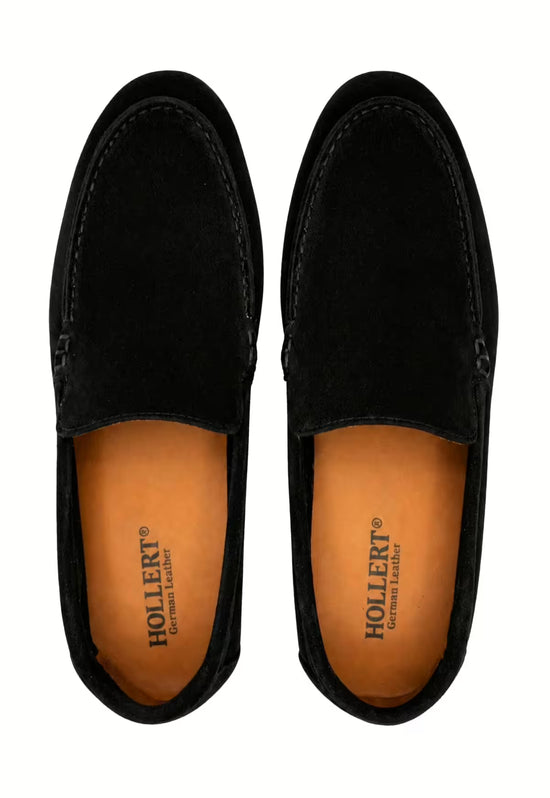 Herren Loafer aus schwarzem Leder – Stilvoller Komfort (HOL60)