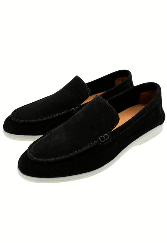 Herren Loafer aus schwarzem Leder – Stilvoller Komfort (HOL60)