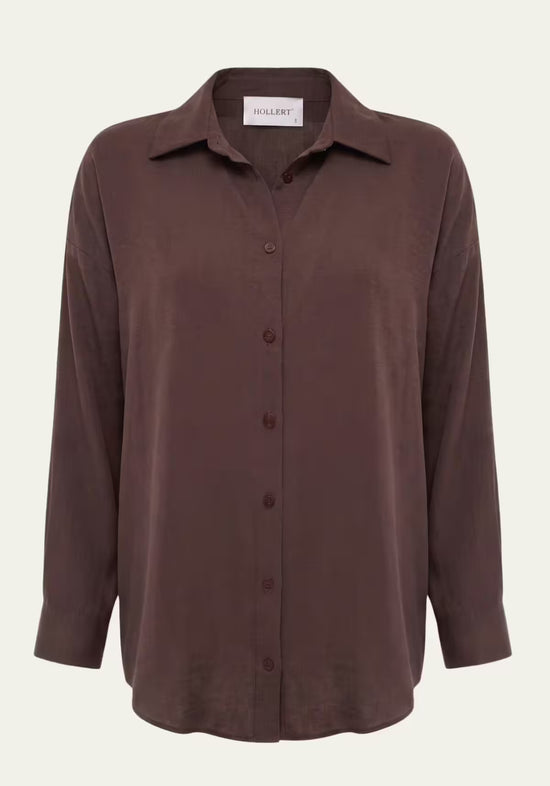 Damenhemd &Damenhose Pure Elegance - Coffee Brown
