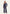 Damenhemd & Damenhose Leinen Blau – Wickelblazer & Palazzo-Hose