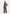 Damenhemd & Damenhose Leinen Blau – Wickelblazer & Palazzo-Hose