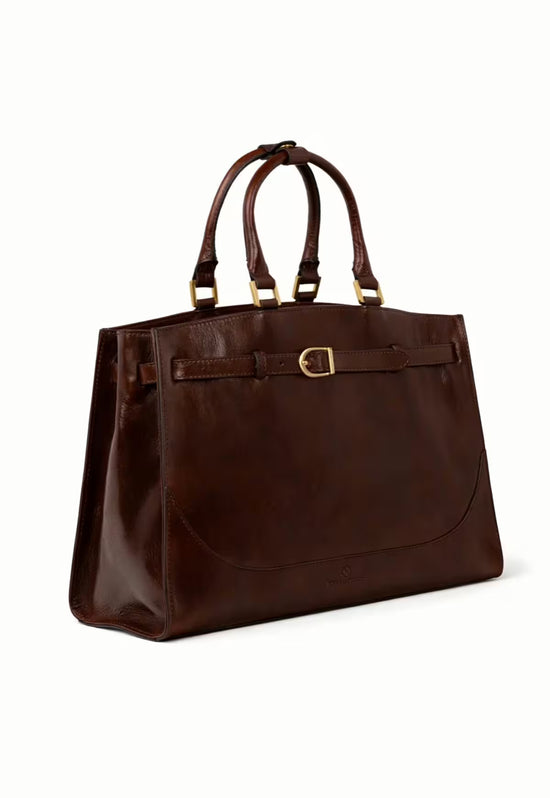 Premium Leder Hobo Tasche „Noravia“ – Braun