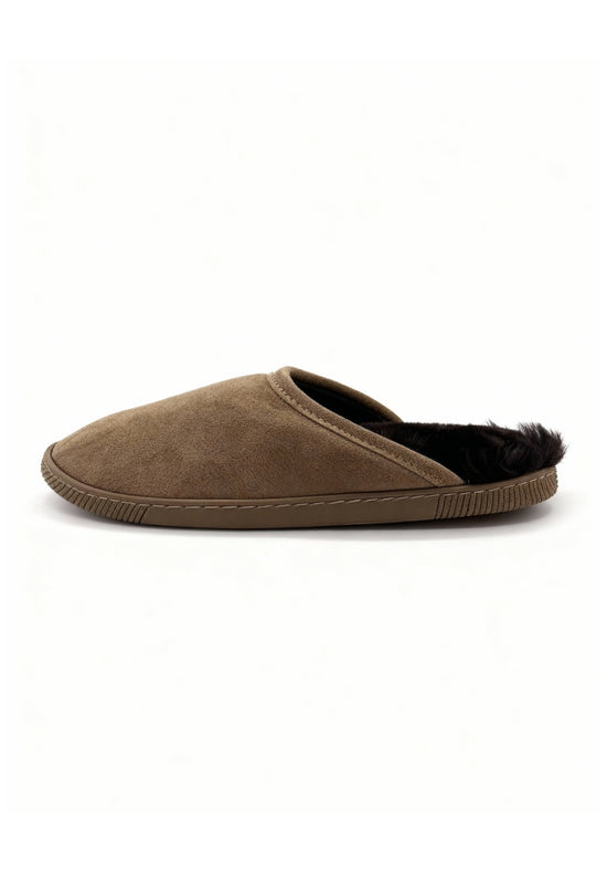 Herren Lammfell Hausschuhe aus Veloursleder – Merino Komfort & rutschfeste Sohle
