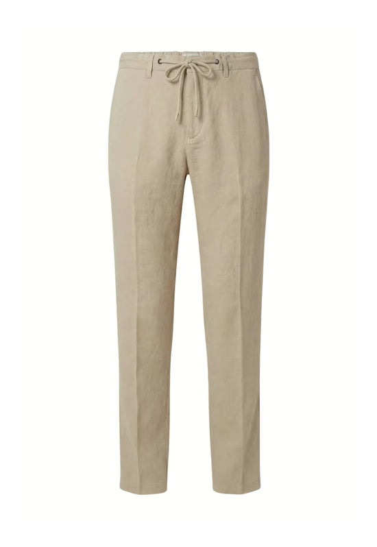 Leinenhose in Beige - Eleganz trifft Lässigkeit aus 100% Leinen