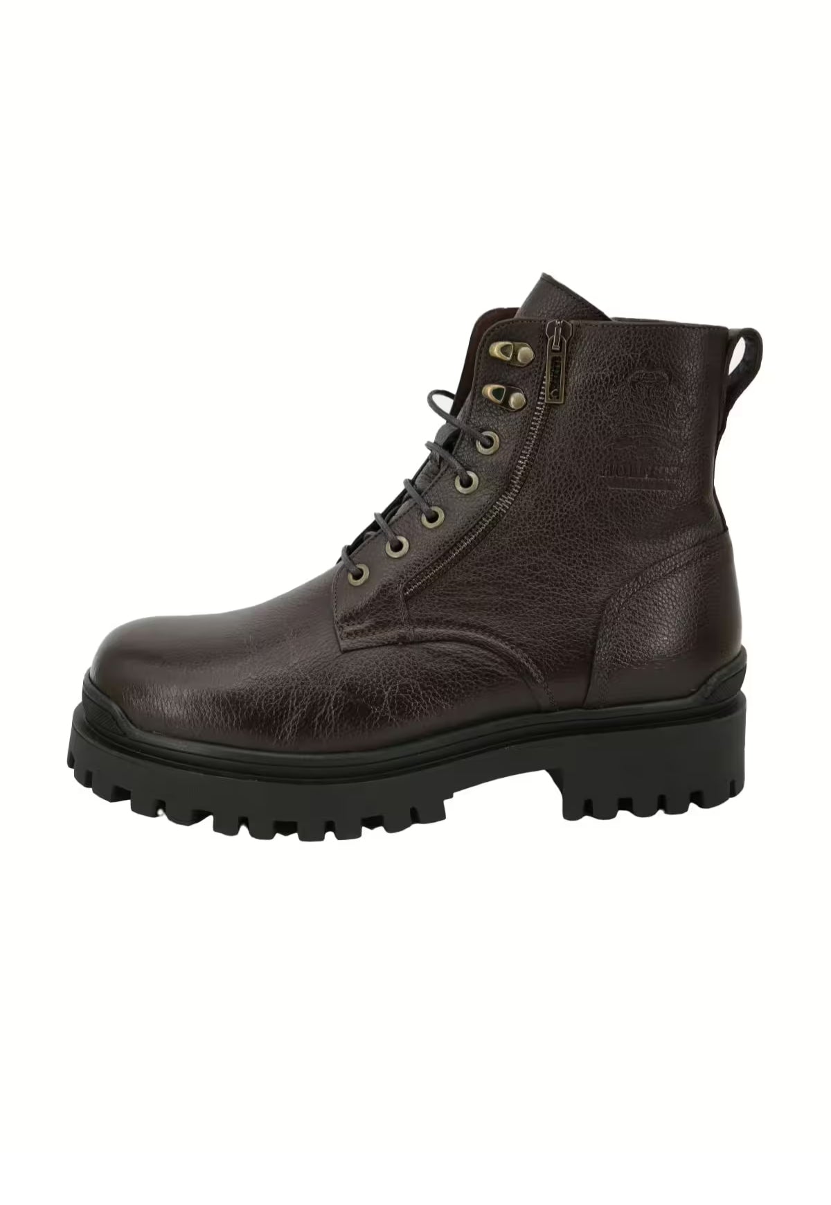 Lammfell Herren Straßenschuhe Modell 0208 Braun
