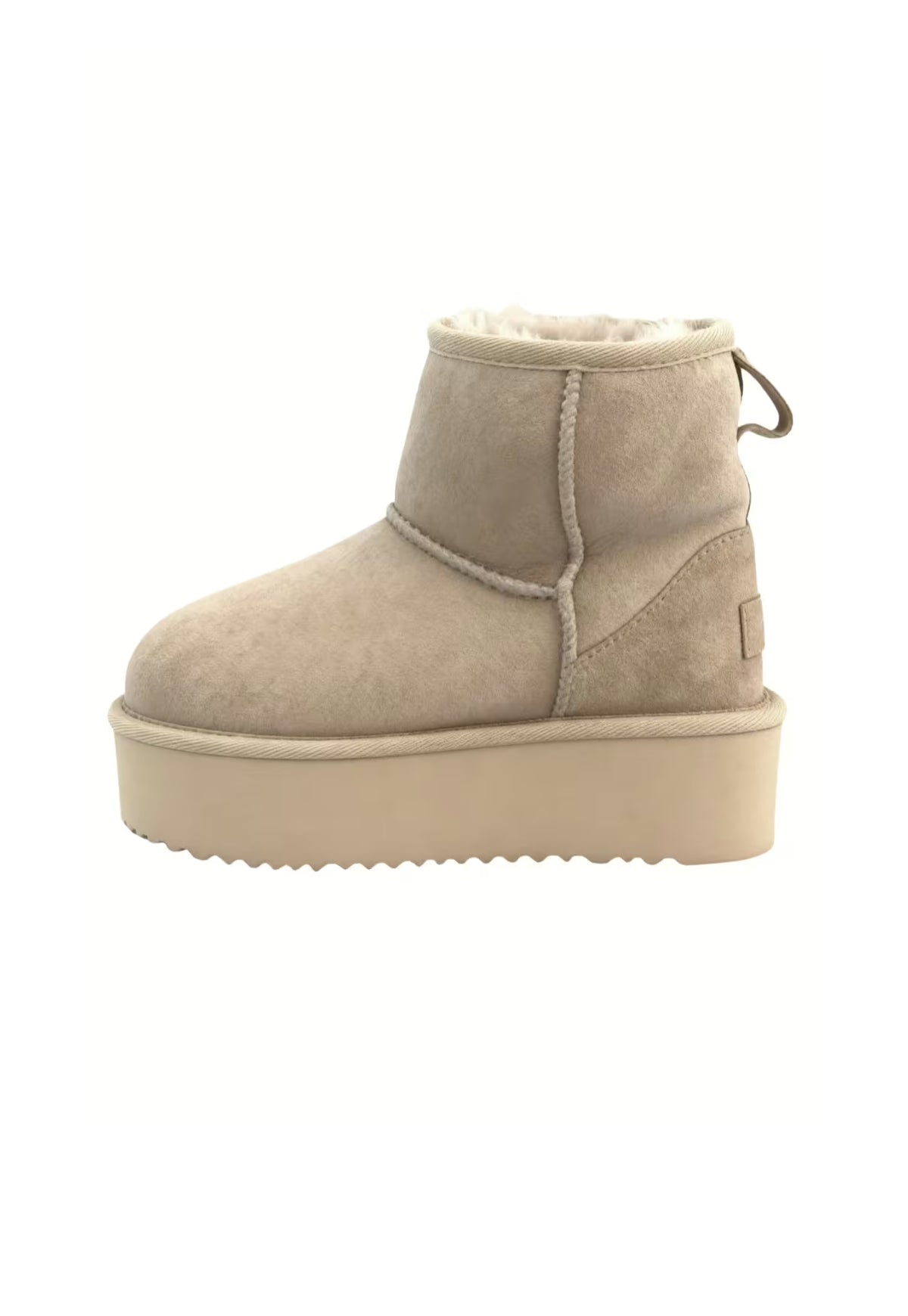 Damen Arctic Luxe Platform Winterboots in Beige