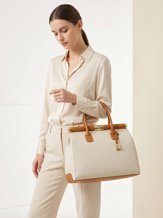 Luxus Leder Handtasche Damen – Business Bag & Schultertasche